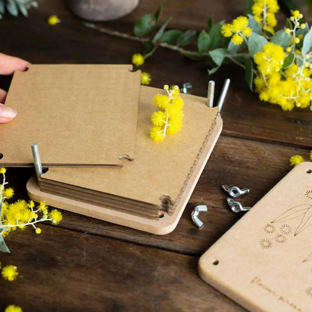 Mini Wattle Flowerpress
