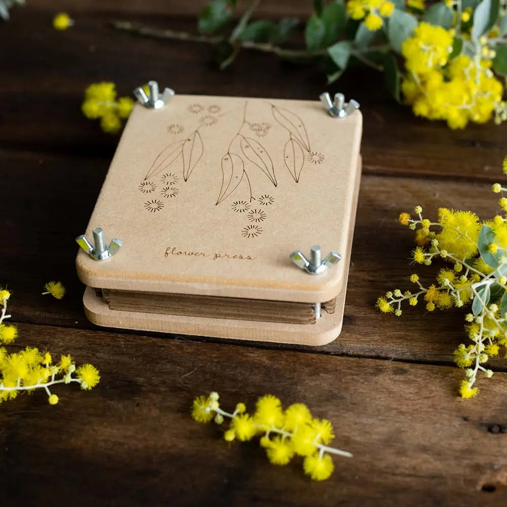 Mini Wattle Flowerpress