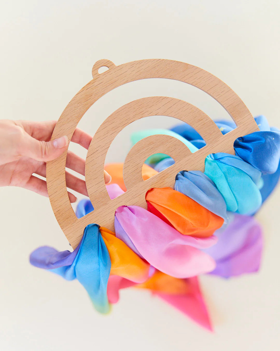 Rainbow Playsilk Display