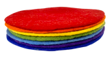 30cm Round Felt Mats 7pc