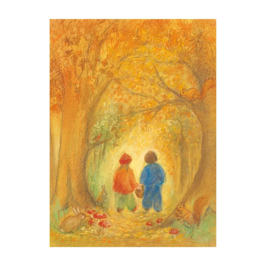 Autumn Forest Postcard