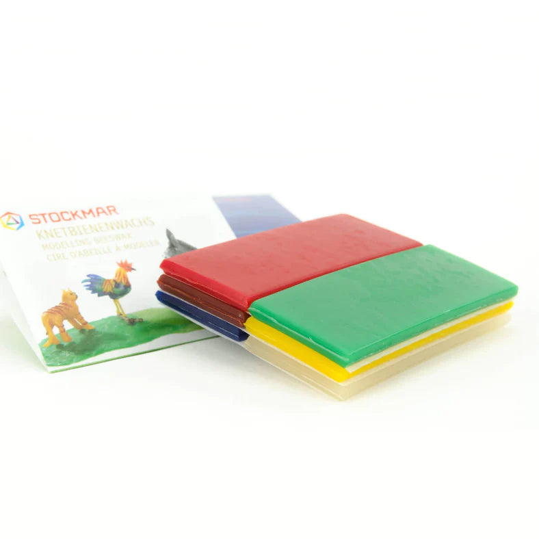 Stockmar Modelling Beeswax 6 Assorted Colours