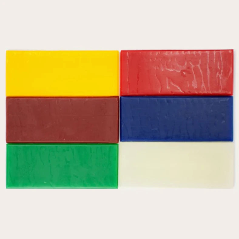 Stockmar Modelling Beeswax 6 Assorted Colours