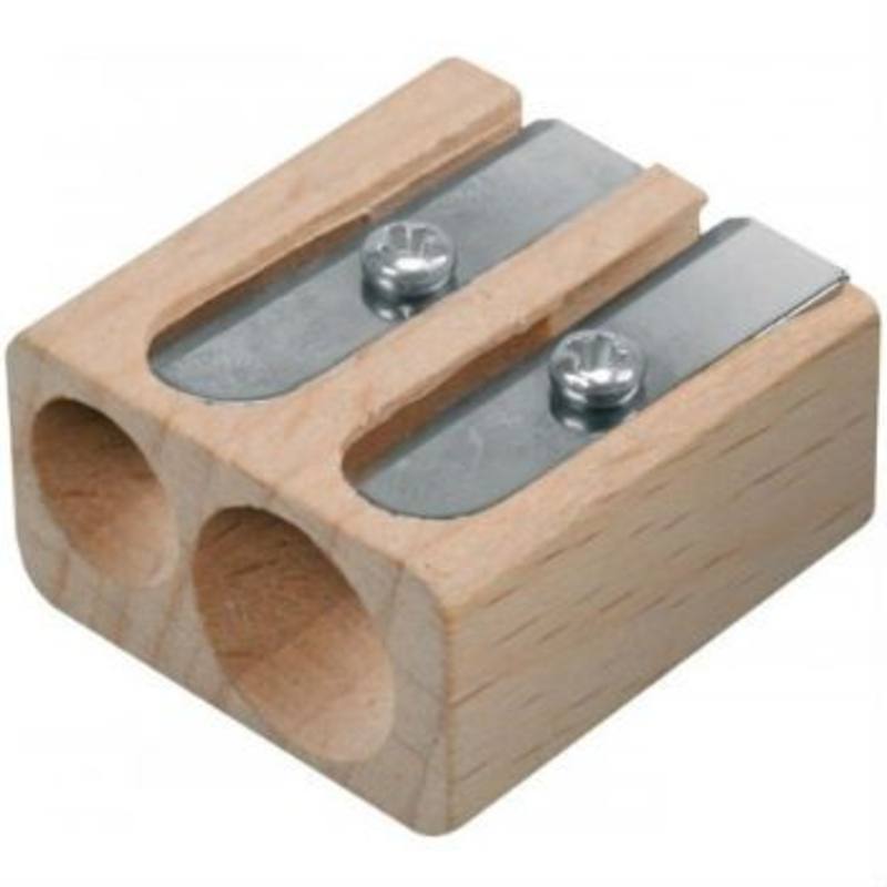 Lyra Twin-hole Wooden Pencil Sharpener