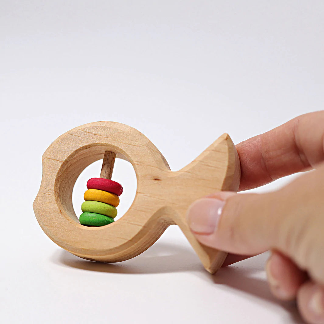 Grimm's Grasping Toy Rattle Fish Joschi