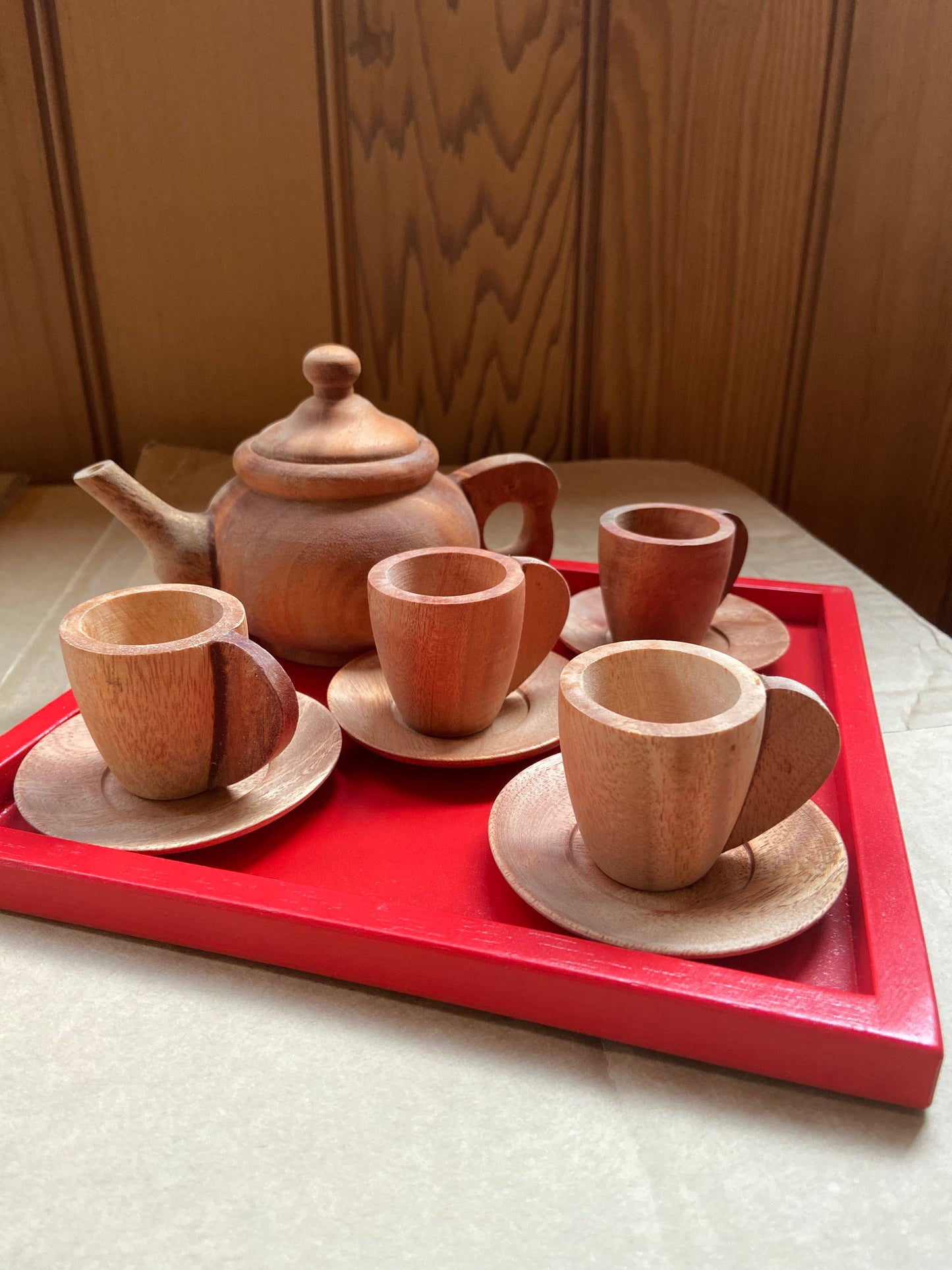 Mahogany Tea Set
