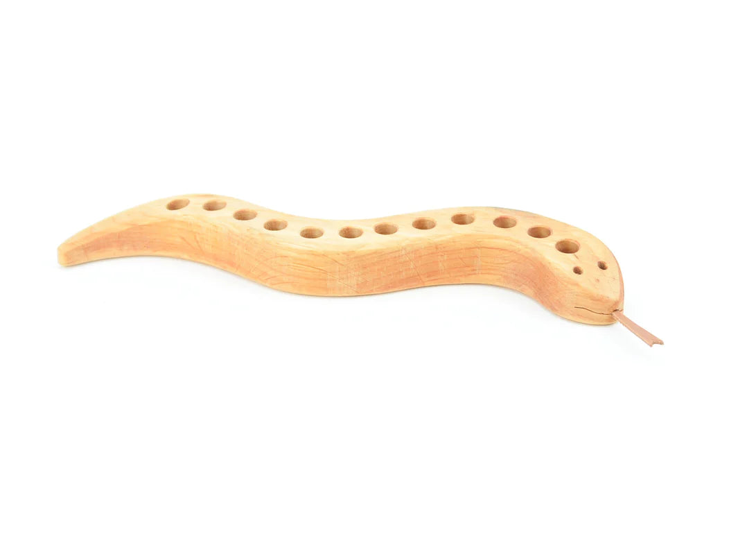 Drei Blatter Wooden Pencil Holder Snake
