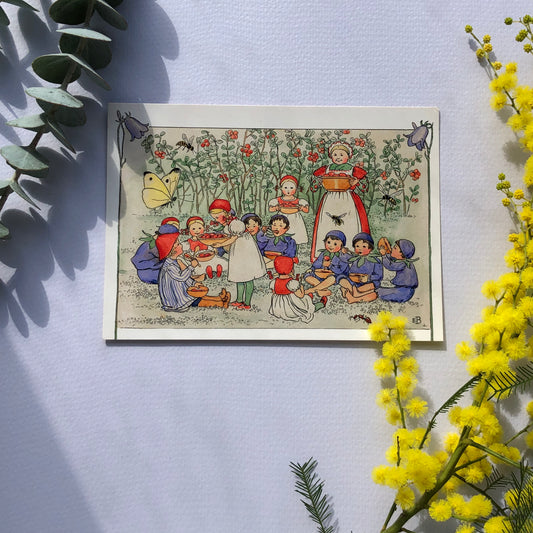 Elsa Beskow Postcard 6x4