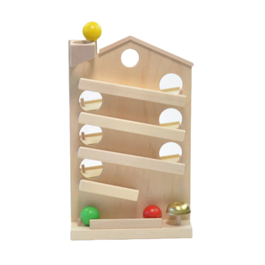 Grunspecht Marble Run House with Bell