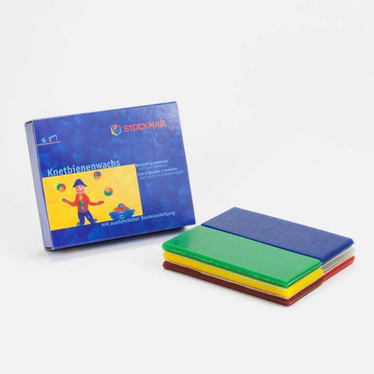 Stockmar Modelling Beeswax 6 Assorted Colours