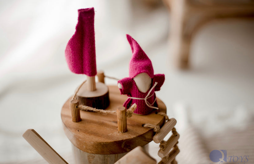 Wooden windmill