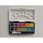 Watercolour Paint Set - 12 colours + tube of white paint