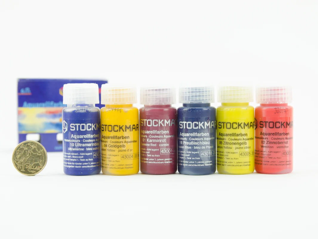 Stockmar Aquarelle Watercolours Basic Assortment 6x20mL