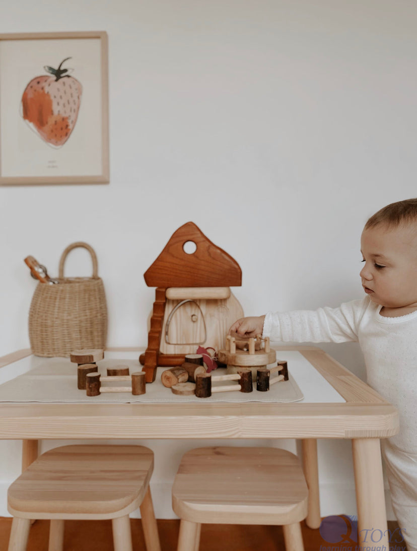 Mushroom House Play Set