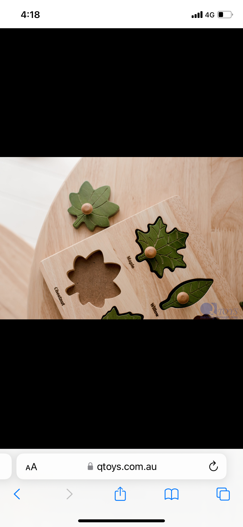 Wooden Leaf Puzzle