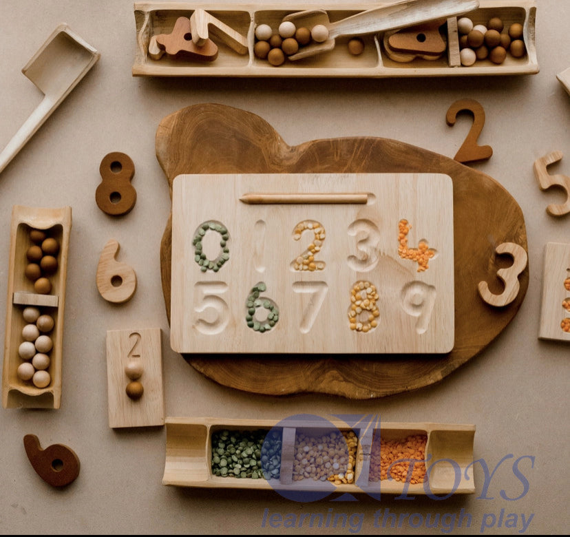 Wooden Number Set