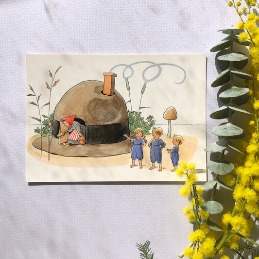 Elsa Beskow Postcard 6x4
