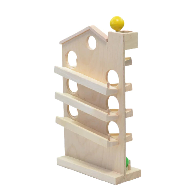 Grunspecht Marble Run House with Bell