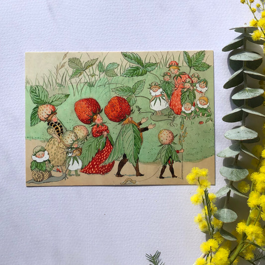 Elsa Beskow Postcard 6x4