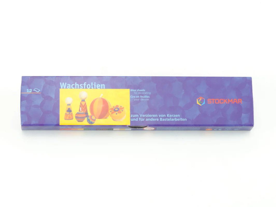 Stockmar Decorating Wax Sheets Assorted Colours
