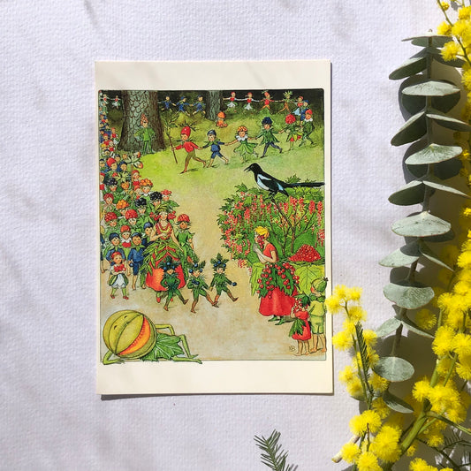 Elsa Beskow Postcard 6x4