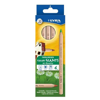 Lyra Colour Giants Unlaquered 6 Assorted