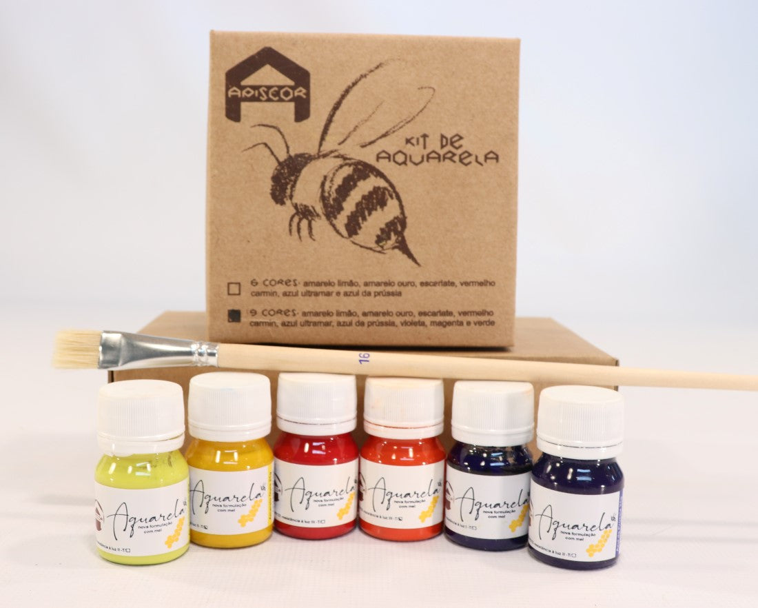 Apiscor Watercolour Paints 6 Set