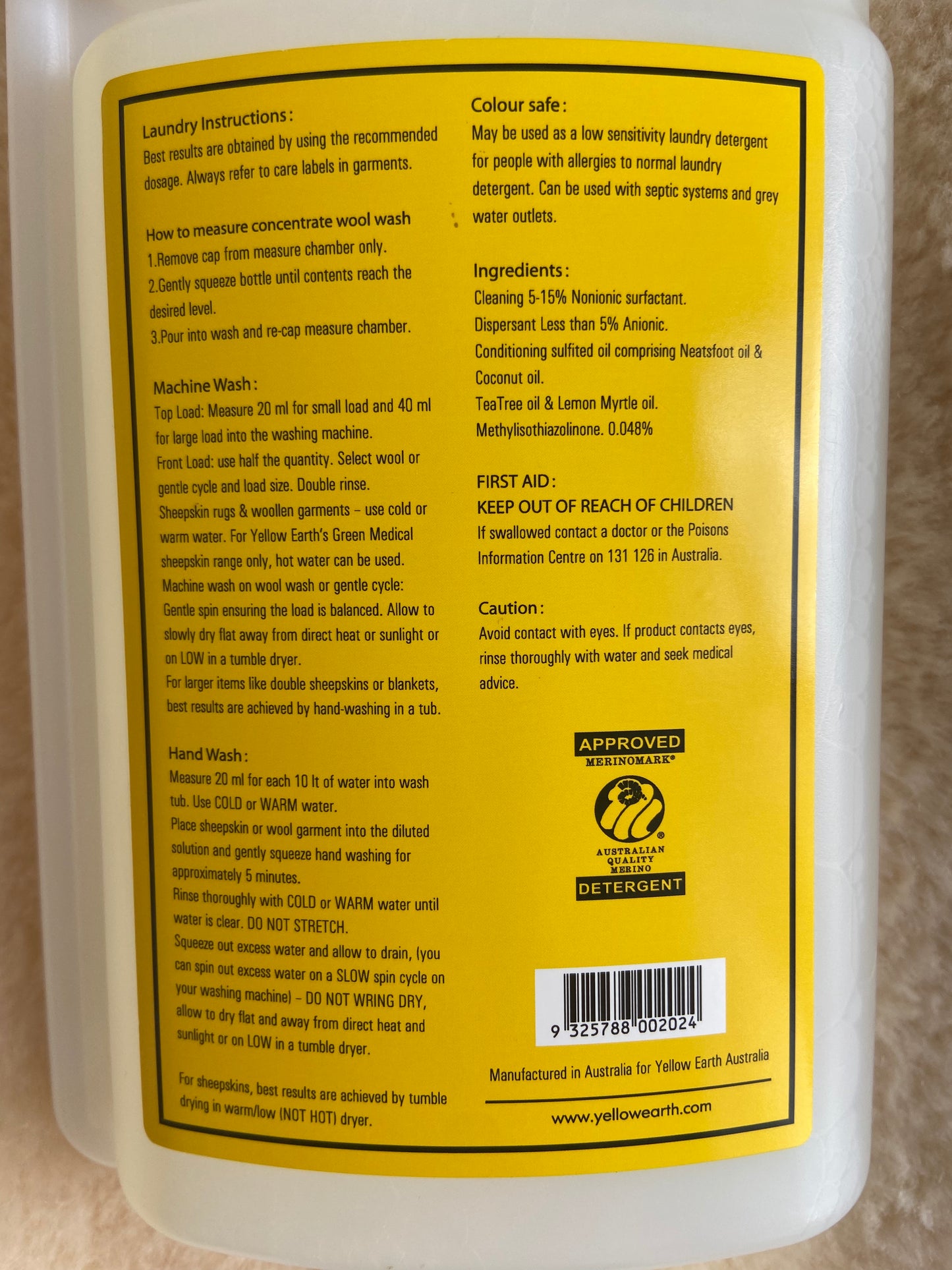Woolskin Shampoo 500ml