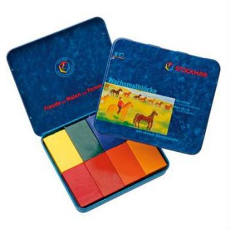 Stockmar Wax Block Crayons in Tin