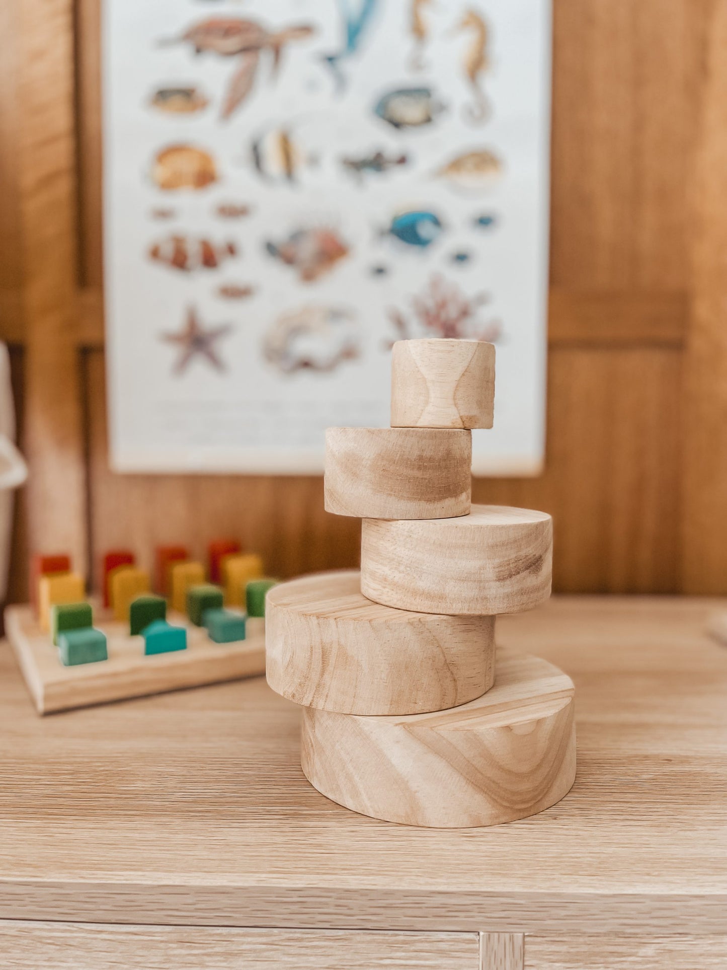 QToys Natural Stacking Bowl