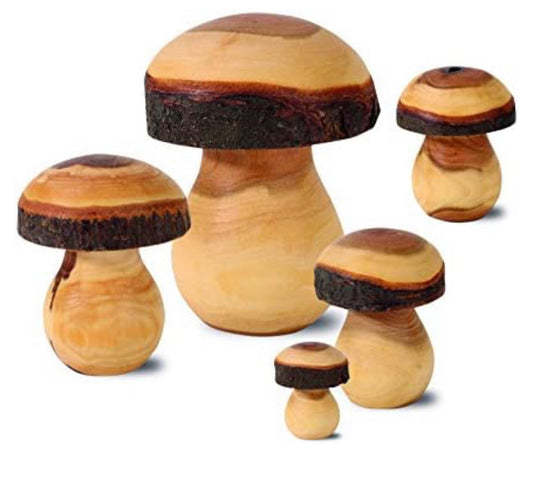 Wood turned Mushroom