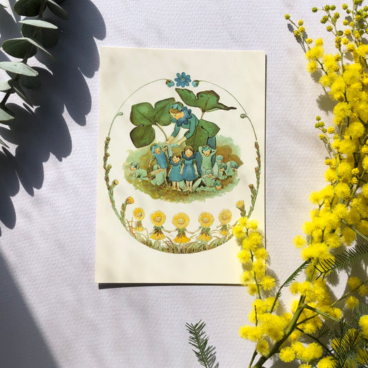 Elsa Beskow Postcard 6x4