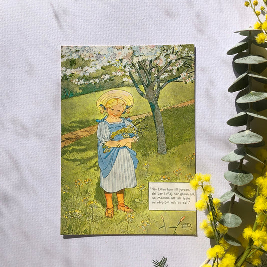 Elsa Beskow Postcard 6x4