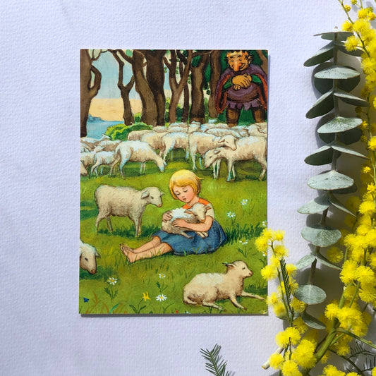 Elsa Beskow Postcard 6x4