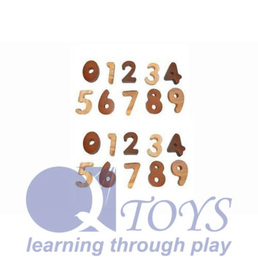 Wooden Number Set