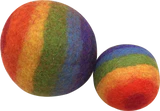 7cm Rainbow Felt Balls