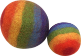 13cm Large Rainbow Felt Ball