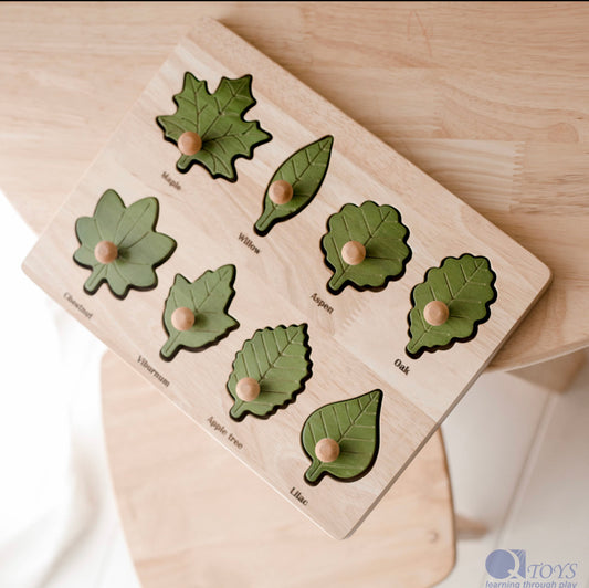 Wooden Leaf Puzzle