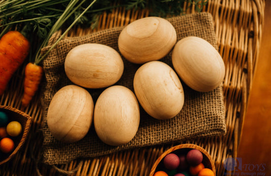 Large Wooden Eggs